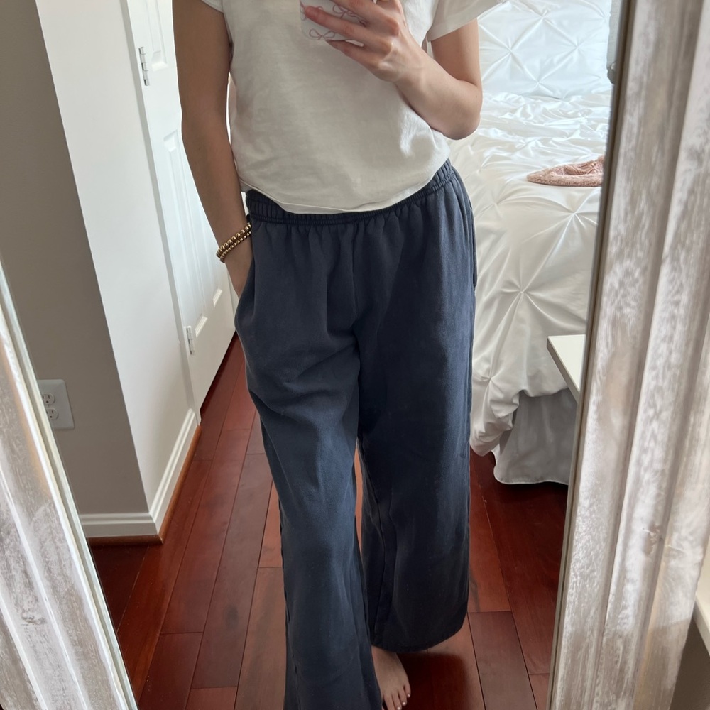 Navy Brandy Melville Anastasia Sweatpants